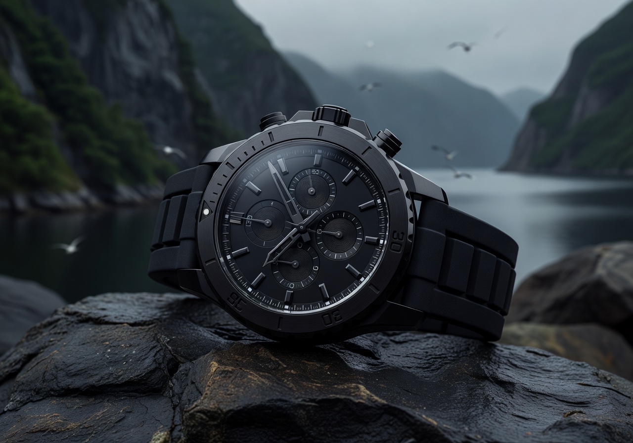 Fjord X1 Midnight Black Luxury Watch